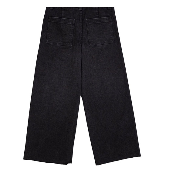 Wonder Nation Girls Wide Leg Jeans, Size Medium (7-8) - Picture 2 of 2